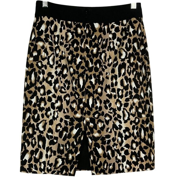 White House Black Market Cheetah Pencil Skirt, size 4, Lined, Poly & Spandex - Picture 2 of 10